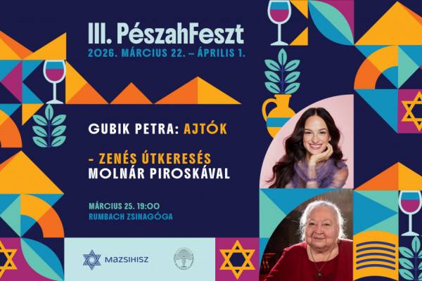 Gubik Petra: Ajtók – Zenés útkeresés Molnár Piroska közreműködésével / PészahFeszt 2026